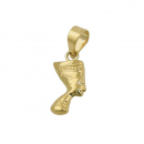 Anhänger 11x6mm Nofretete glänzend 9Kt GOLD