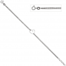 Armband Herz 925 Sterling Silber 19 cm Silberarmband Herzarmband