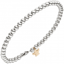 Armband mit Engel 585 Gold Weißgold Rotgold bicolor 19 cm Schutzengel