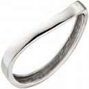 Damen Ring 375 Gold Weißgold Weißgoldring - 52mm