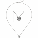 Colllier Kette mit Anhänger 585 Gold Weißgold 1 Diamant Brillant 1,0 ct. 45 cm