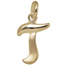Anhänger Buchstabe T 375 Gold Gelbgold Buchstabenanhänger