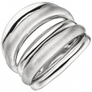 Damen Ring mehrreihig 925 Sterling Silber Silberring - 50mm