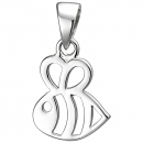 Kinder Anhänger Biene 925 Sterling Silber Silberanhänger