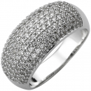 Damen Ring 925 Sterling Silber 158 Zirkonia Silberring - 64mm
