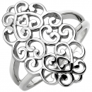 Damen Ring 925 Sterling Silber Silberring - 56mm