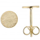 Ohrstecker 333 Gold Gelbgold eismatt Ohrringe 5,9 mm