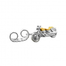 Stecker 8x4mm Motorrad bicolor 1 Stück Silber 925