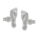 Stecker 12x4,5mm Füße glänzend Silber 925
