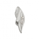 Anhänger 20x6mm Zirkonia matt-glänzend Silber 925